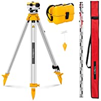 Steinberg Systems Nivel Óptico Para Topografía SBS-LIS-24-36 (Con trípode y mira- 24 aumentos- Lente 36 mm- Desviación 2…